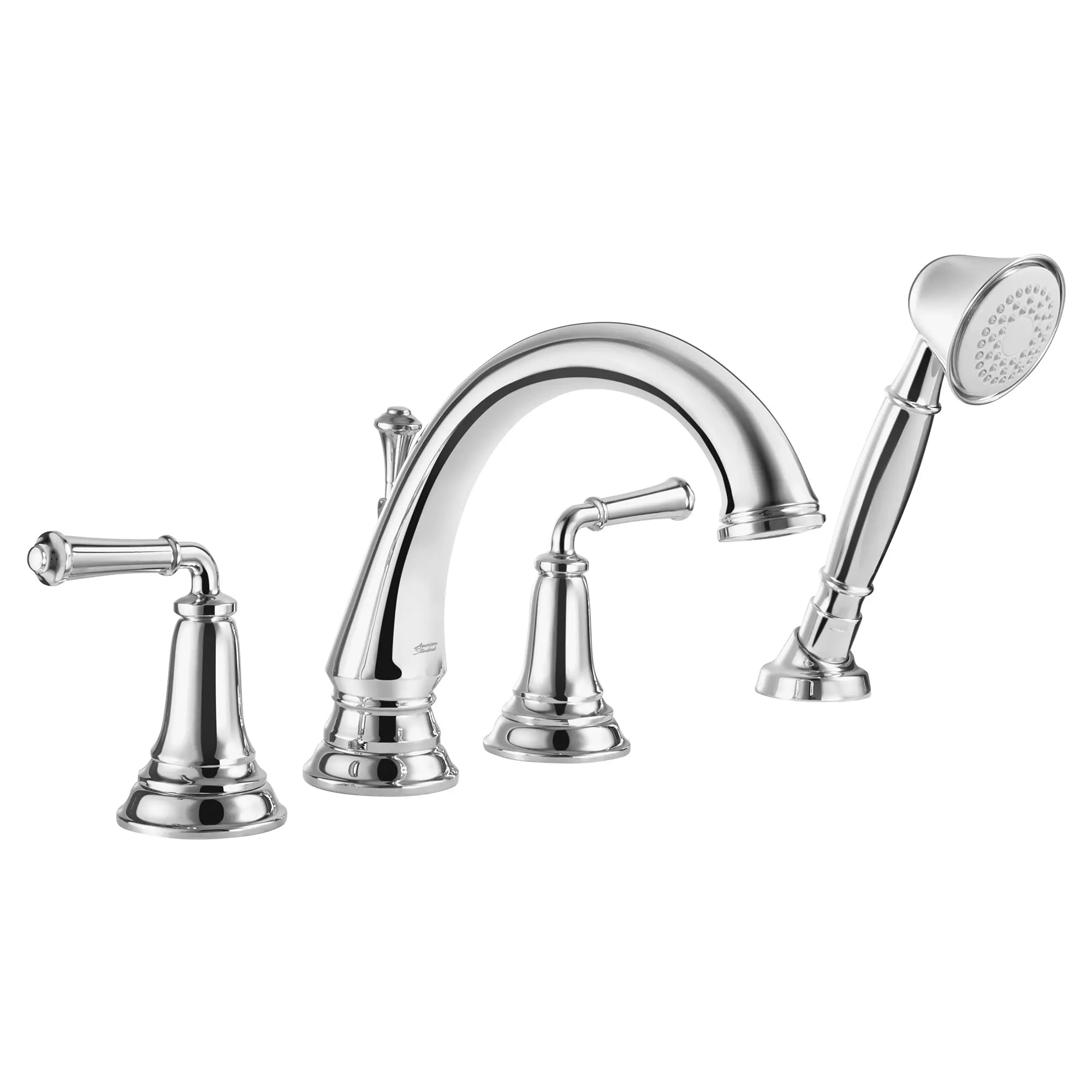 Delancey® Bathtub Faucet With  Lever Handles and Personal Shower for Flash® Rough-In Valve — image 1